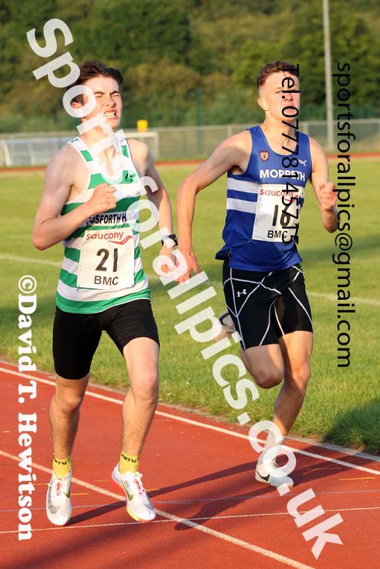 BMC 1500 metres, BMC, Chester le Street, July 19th. Photo: David T. Hewitson/Sports for All Pics